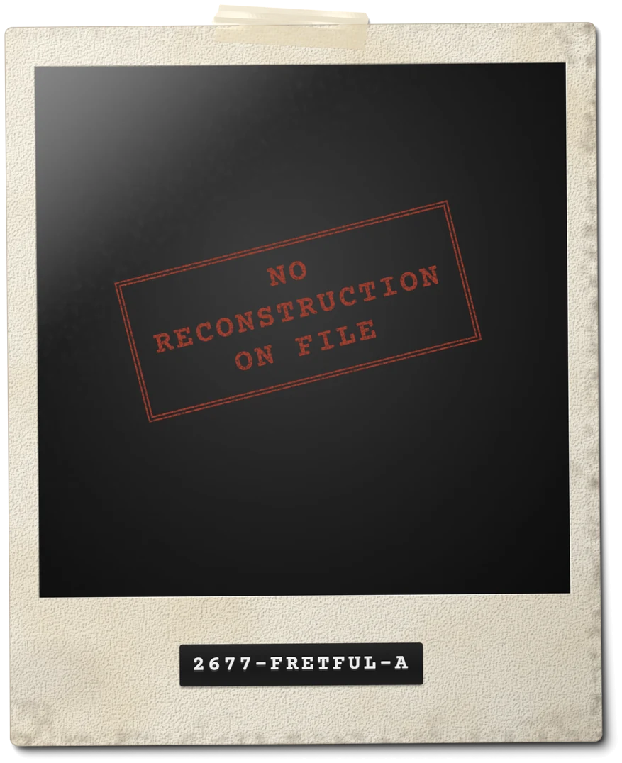 Evidence print 2677-FRETFUL-A: Signal Modulator. Stamped "No reconstruction on file".